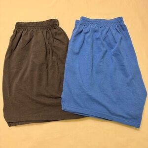 Two pairs Soffe Shorts gym preppy cheer